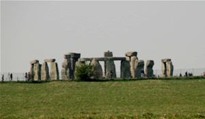View of Stonehenge seen on our walking tour